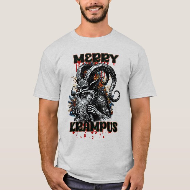 Merry Krampus T-Shirt (Vorderseite)