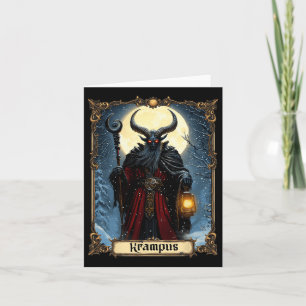 Merry Krampus Tarot Card Weihnachts-Horror Ugly Sw Karte