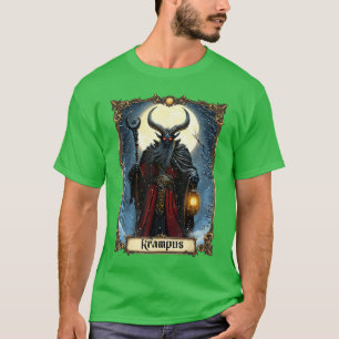 Merry Krampus Tarot Card Weihnachts-Horror Ugly Sw T-Shirt