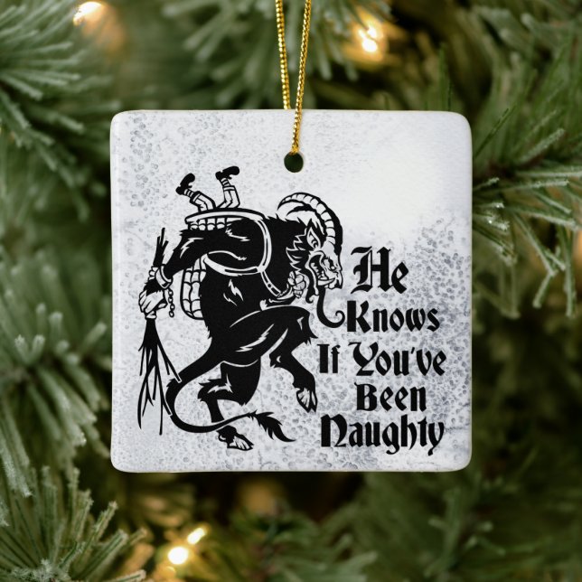Merry Krampus Tree Ornament (Baum)