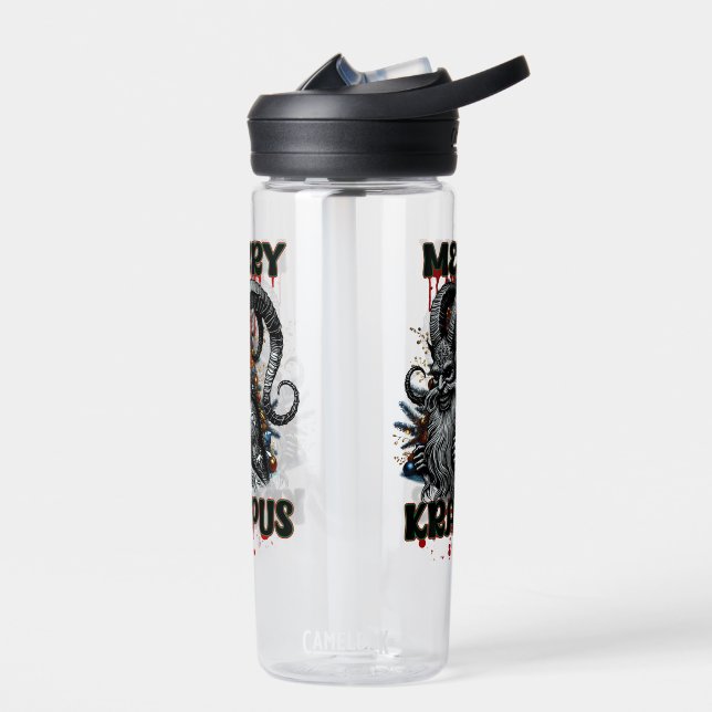 Merry Krampus Trinkflasche (Links)
