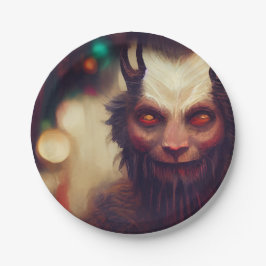Merry Krampus Weihnachts-Party Teller & Bowls