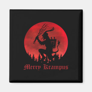 Merry Krampus Weihnachts Xmas Horror Ugly Sweater  Magnet