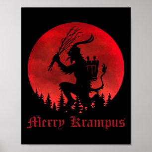 Merry Krampus Weihnachts Xmas Horror Ugly Sweater  Poster