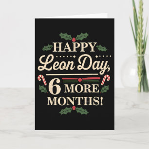 Merry Leon Day Weihnachten Ckwards Funny Christmas Karte