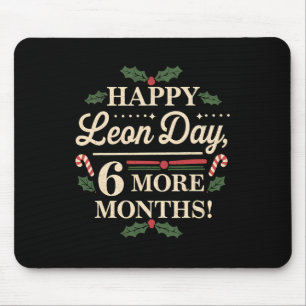 Merry Leon Day Weihnachten Ckwards Funny Christmas Mousepad