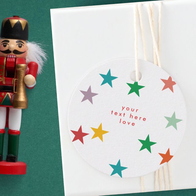 MERRY LIEBE JOY | FARBENE WEIHNACHTSMITTEL GESCHENKANHÄNGER (Von Creator hochgeladen)