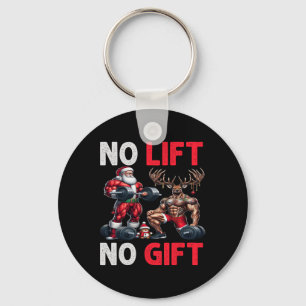 Merry Liftmas Muscle Santa Weightlift Weihnachten Schlüsselanhänger