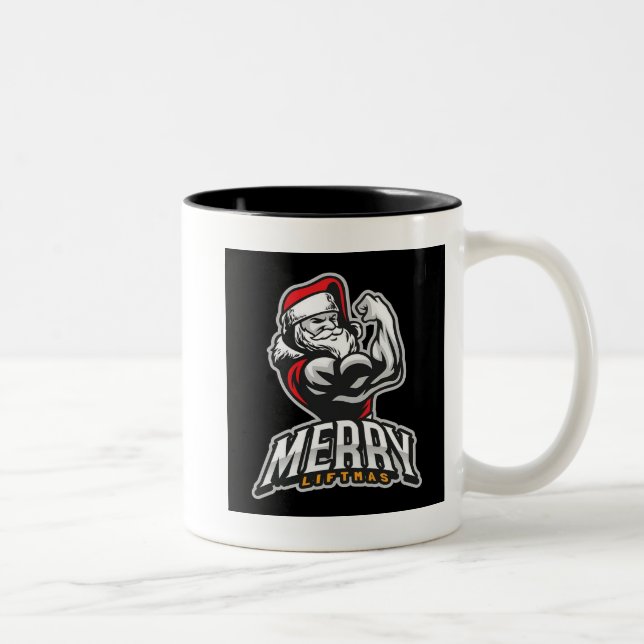 Merry Liftmas Santa Tasse (Rechts)