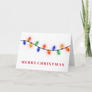 Merry Lights Urlaubskarte Feiertagskarte