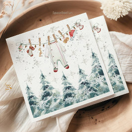 Merry Little Baby Shower Serviette