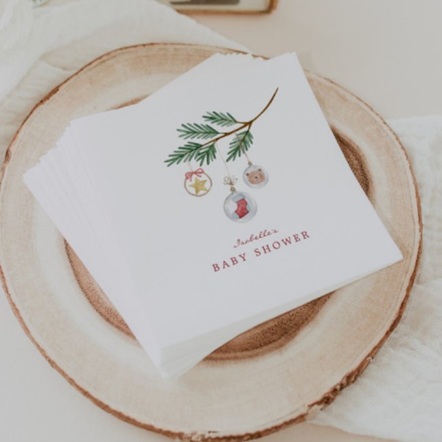 Merry Little Baby Shower Serviette (Von Creator hochgeladen)