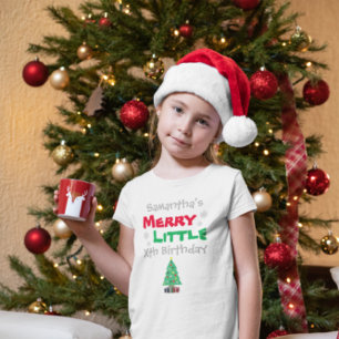 Merry Little Birthday Baby T-shirt