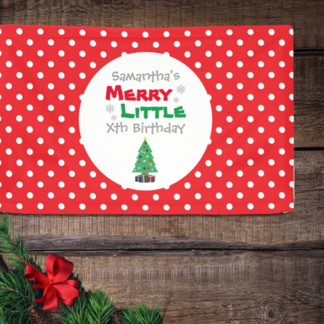 Merry Little Birthday Banner (Von Creator hochgeladen)