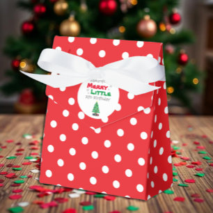 Merry Little Birthday Geschenkschachtel