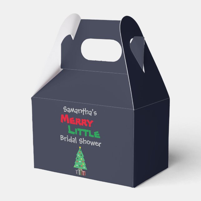 Merry Little Brautparty Geschenkschachtel (Vorderseite)