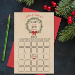 Merry Little Christmas Baby Shower Bingo Spiel<br><div class="desc">Diese Bingokarten sind perfekt für jeden, der dieses Weihnachtsfest ein Baby duscht. Fügen Sie einfach diese Bingokarten hinzu, wenn Sie Ihre passenden Babydusche-Einladungen schicken, können Ihre Gäste dann jedes Quadrat mit jedem Geschenk ausfüllen, das sie für das Baby an der Dusche halten, fünf in irgendeine Richtung gewinnt einen Preis! Matching-Elemente...</div>
