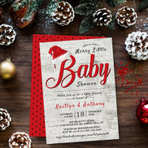 Merry Little Christmas Baby Shower