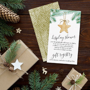 Merry Little Christmas Brautparty Begleitkarte