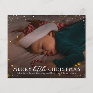 Merry Little Christmas   Budget Holiday Foto Card