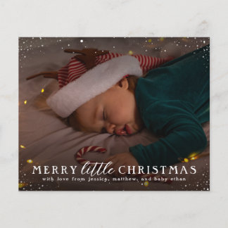 Merry Little Christmas | Budget Holiday Foto Card