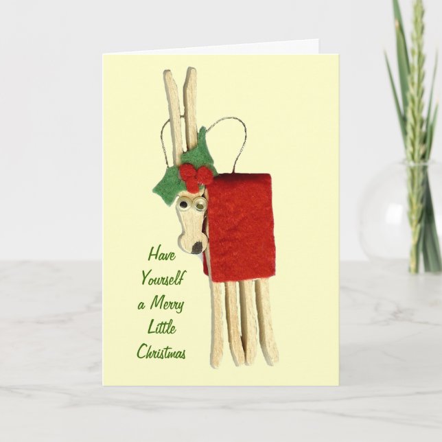 Merry Little Christmas Card Feiertagskarte (Vorderseite)