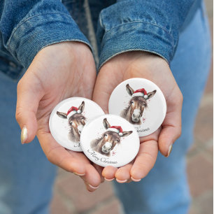 Merry Little Christmas Donkey, Brauch Button