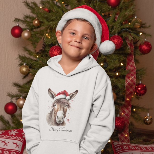 Merry Little Christmas Donkey, Brauch Hoodie (Von Creator hochgeladen)