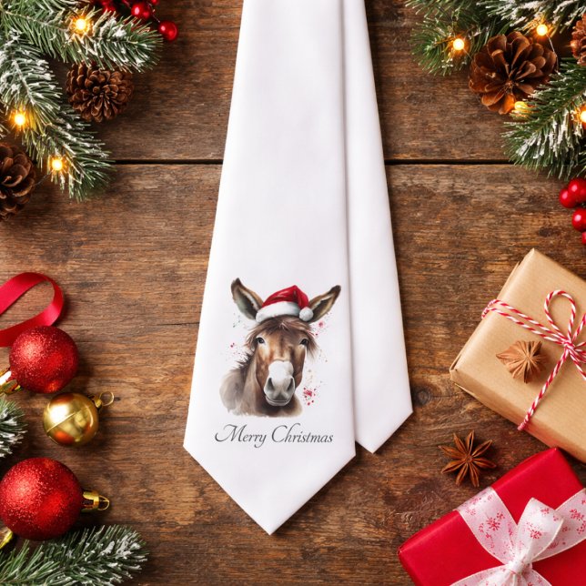 Merry Little Christmas Donkey, Brauch Krawatte (Von Creator hochgeladen)