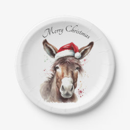 Merry Little Christmas Donkey, Brauch Pappteller
