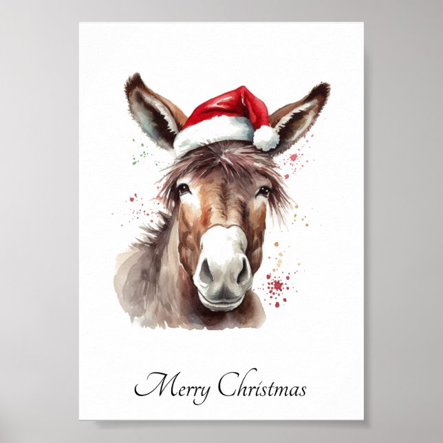 Merry Little Christmas Donkey, Brauch Poster (Vorne)