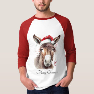 Merry Little Christmas Donkey, Brauch T-Shirt