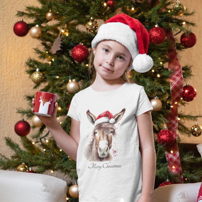 Merry Little Christmas Donkey, Brauch T-Shirt (Von Creator hochgeladen)
