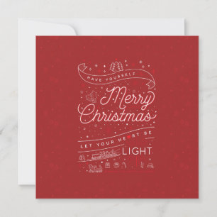 Merry Little Christmas Flat oder Foto Card 5.25