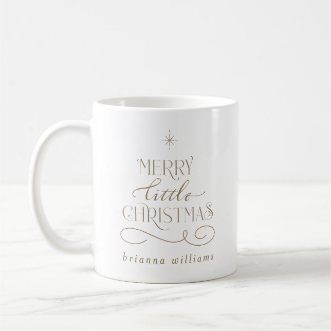 Merry Little Christmas Holiday Kaffeetasse (Links)