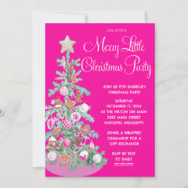Merry Little Christmas Party Einladung