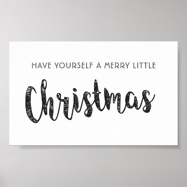 Merry Little Christmas Poster (Vorne)