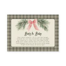 Merry Little Christmas Rustic Baby Dusche