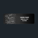 Merry Little Christmas Script Chalkboard Holiday<br><div class="desc">Merry Little Christmas Script Chalkboard Holiday</div>