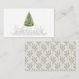 Merry Little Christmas Tree Babybuchanfrage Begleitkarte