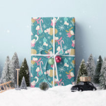 Merry Little Mäuse - Weihnachts- Wrapping Paper Ro