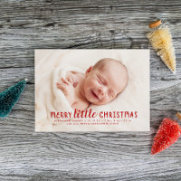 Merry Little Weihnachtsfeiertag Ankündigung