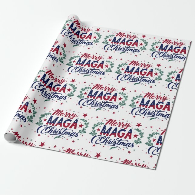 Merry Maga Christmas Geschenkpapier (Ungerollt)