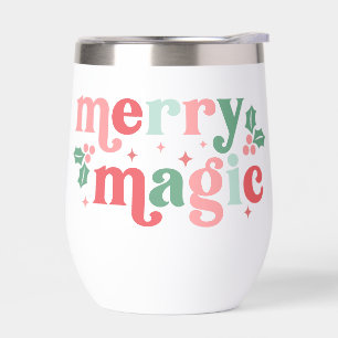Merry Magic - farbenfrohe Weihnachtstypografie