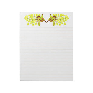 Merry Maples auf einem großen Notepad Notizblock