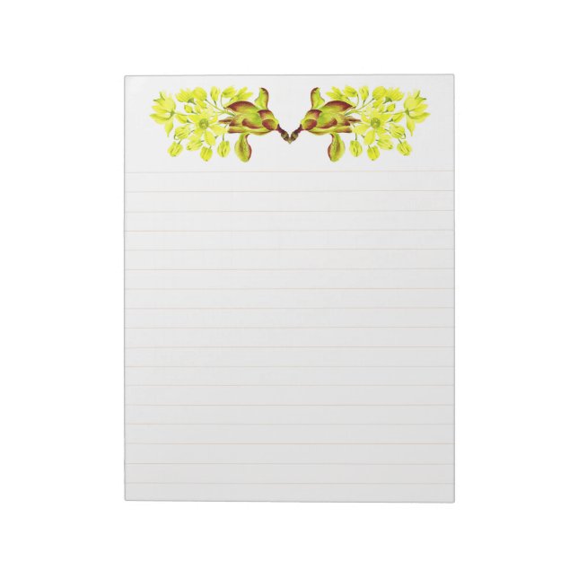 Merry Maples auf einem großen Notepad Notizblock (Rotiert)