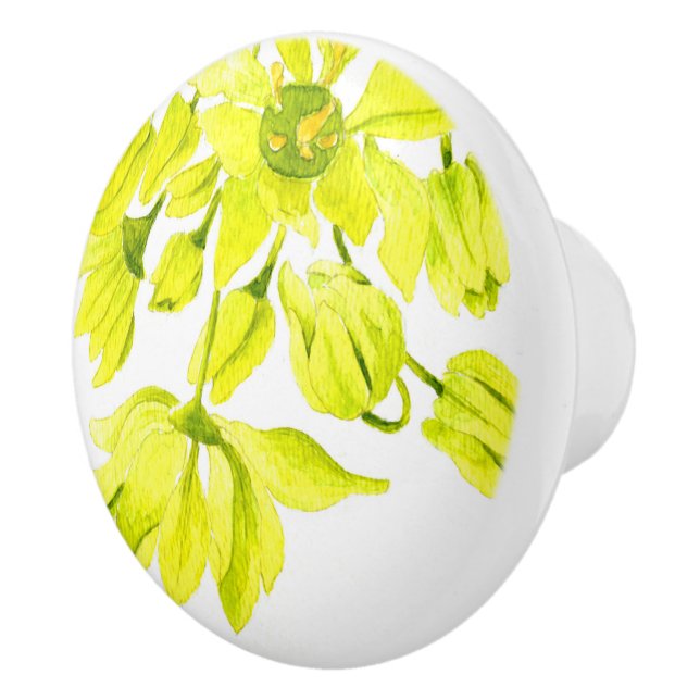 'Merry Maples' auf einer Keramik Pull (I) Keramikknauf (Rechts)