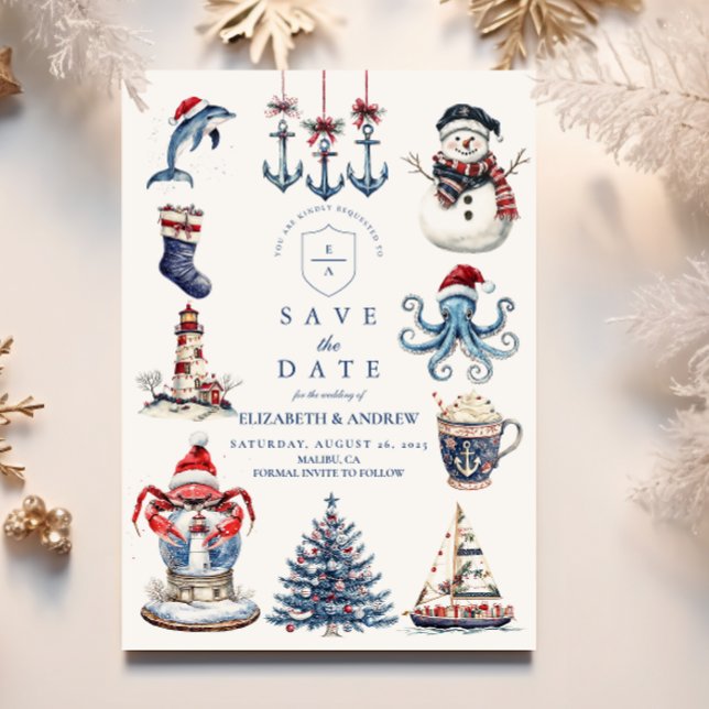 Merry Maritime Christmas Save The Date (Von Creator hochgeladen)