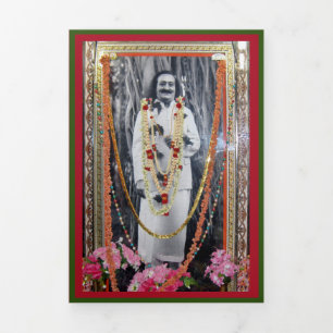 Merry Mehermas Dreifach Gefaltete Ankündigung