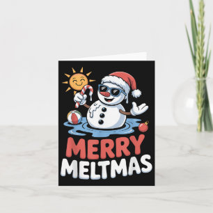 Merry Meltmas Snowman Xmas im Juli Karte
